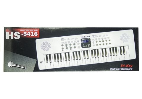 Elektryczne pianinko z mikrofonem USB LEAN Toys Elektryczne pianinko z mikrofonem USB LEAN Toys