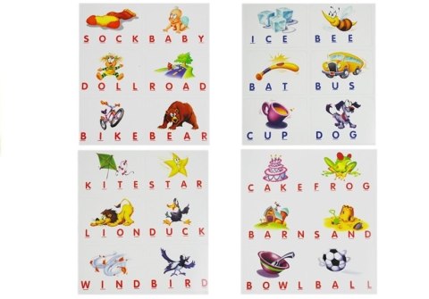 Gra Do Nauki Angielskiego Dopasuj Literki 30 kart LEAN Toys Gra Do Nauki Angielskiego Dopasuj Literki 30 kart LEAN Toys