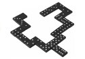 Gra Domino w Drewnianym Pudełku 28 Elementy LEAN TOYS