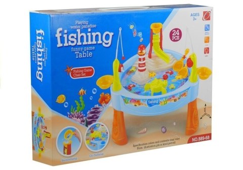 Gra Łowienie Rybek Stolik Wodny Gra Świeci 25 Elem LEAN Toys Gra Łowienie Rybek Stolik Wodny Gra Świeci 25 Elem LEAN Toys