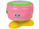 Interaktywny Grający Bębenek dla Malucha Różowy LEAN Toys