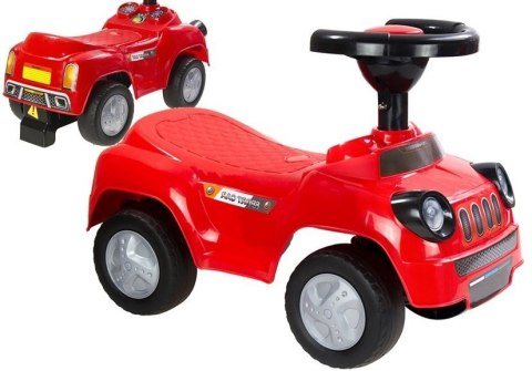 Jeździk Auto Dla Maluszka Piszczek Sport Czerwony LEAN CARS Jeździk Auto Dla Maluszka Piszczek Sport Czerwony LEAN CARS