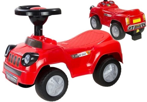 Jeździk Auto Dla Maluszka Piszczek Sport Czerwony LEAN CARS Jeździk Auto Dla Maluszka Piszczek Sport Czerwony LEAN CARS