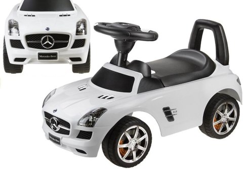 Jeździk Mercedes-Benz SLS AMG Biały LEAN CARS Jeździk Mercedes-Benz SLS AMG Biały LEAN CARS