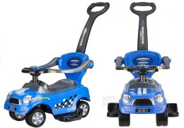 Jeździk Pchacz z Prowadnicą Coupe Niebieski LEAN CARS