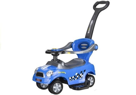 Jeździk Pchacz z Prowadnicą Coupe Niebieski LEAN CARS Jeździk Pchacz z Prowadnicą Coupe Niebieski LEAN CARS