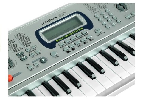 Keyboard MQ5407 Organy 54 Klawisze LCD Ładowarka LEAN Toys Keyboard MQ5407 Organy 54 Klawisze LCD Ładowarka LEAN Toys