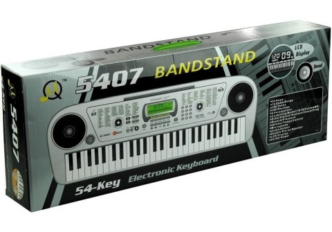 Keyboard MQ5407 Organy 54 Klawisze LCD Ładowarka LEAN Toys Keyboard MQ5407 Organy 54 Klawisze LCD Ładowarka LEAN Toys