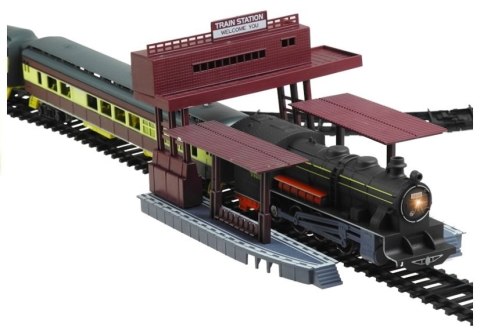 Kolejka FENFA Gigant 7 Wagonów Światło 10m LEAN Toys Kolejka FENFA Gigant 7 Wagonów Światło 10m LEAN Toys