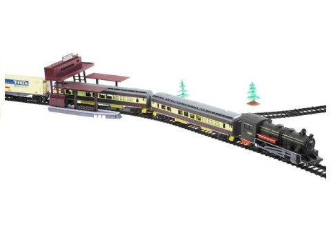 Kolejka FENFA Gigant 7 Wagonów Światło 10m LEAN Toys Kolejka FENFA Gigant 7 Wagonów Światło 10m LEAN Toys