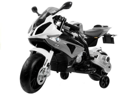 Motocykl Motor na akumulator BMW S1000RR Srebrny LEAN CARS Motocykl Motor na akumulator BMW S1000RR Srebrny LEAN CARS