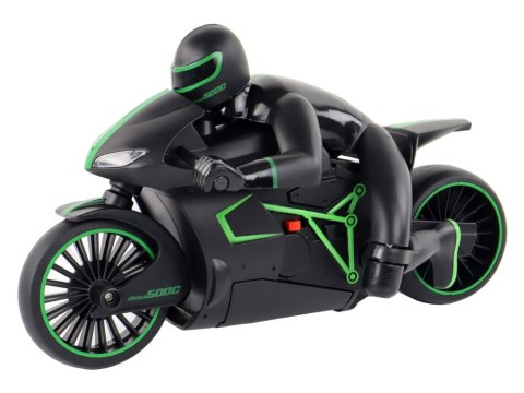 Motor Ścigacz RC 20 km/h Sterowany Na Pilot Zielony LEAN Toys Motor Ścigacz RC 20 km/h Sterowany Na Pilot Zielony LEAN Toys