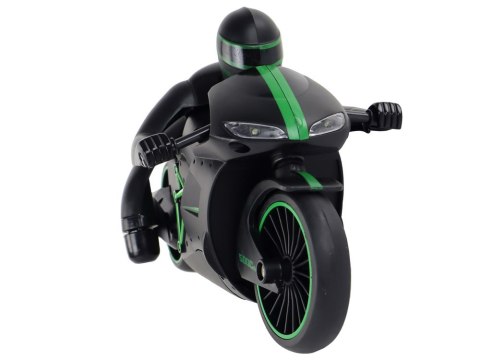 Motor Ścigacz RC 20 km/h Sterowany Na Pilot Zielony LEAN Toys Motor Ścigacz RC 20 km/h Sterowany Na Pilot Zielony LEAN Toys