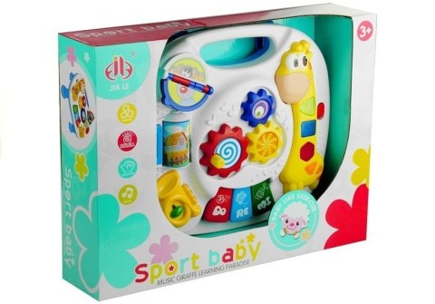 Multifunkcyjny Stoliczek Edukacyjny z Żyrafą 2w1 LEAN Toys Multifunkcyjny Stoliczek Edukacyjny z Żyrafą 2w1 LEAN Toys