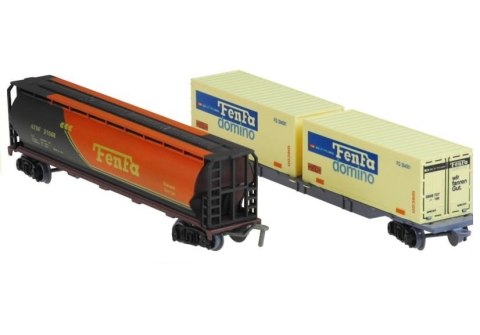 Ogromna Kolejka FENFA 5 Lokomotywa Wagonów Rozjazdy LEAN Toys Ogromna Kolejka FENFA 5 Lokomotywa Wagonów Rozjazdy LEAN Toys