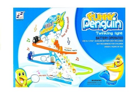 PINGWINY NA RUCHOMYCH SCHODACH ŚWIATŁO MELODIE LEAN Toys PINGWINY NA RUCHOMYCH SCHODACH ŚWIATŁO MELODIE LEAN Toys