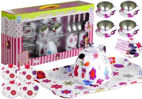 Piękny Metalowy Serwis Do Herbaty Zestaw Kuchenny LEAN Toys Piękny Metalowy Serwis Do Herbaty Zestaw Kuchenny LEAN Toys