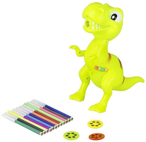 Projektor do malowania Dinozaur Rzutnik 2w1 LEAN Toys Projektor do malowania Dinozaur Rzutnik 2w1 LEAN Toys