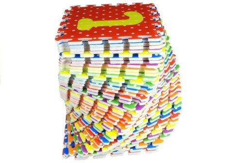 Puzzle Piankowe Kolorowe Alfabet i Cyferki 36 elementów LEAN Toys Puzzle Piankowe Kolorowe Alfabet i Cyferki 36 elementów LEAN Toys