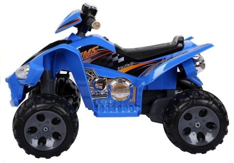 Quad na akumulator Duże Koła Niebieski LEAN CARS Quad na akumulator Duże Koła Niebieski LEAN CARS