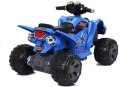 Quad na akumulator Duże Koła Niebieski LEAN CARS