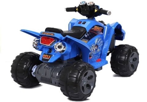 Quad na akumulator Duże Koła Niebieski LEAN CARS Quad na akumulator Duże Koła Niebieski LEAN CARS