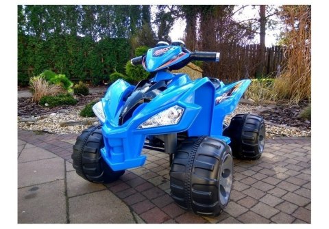 Quad na akumulator Duże Koła Niebieski LEAN CARS Quad na akumulator Duże Koła Niebieski LEAN CARS