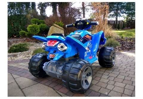 Quad na akumulator Duże Koła Niebieski LEAN CARS Quad na akumulator Duże Koła Niebieski LEAN CARS