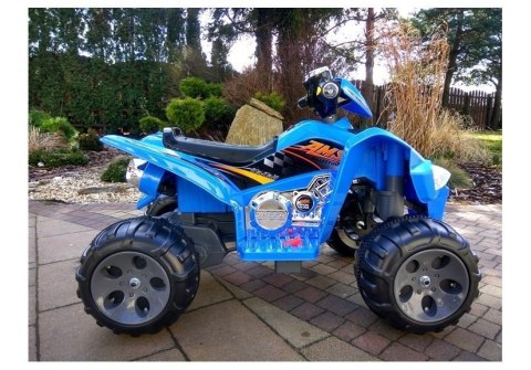 Quad na akumulator Duże Koła Niebieski LEAN CARS Quad na akumulator Duże Koła Niebieski LEAN CARS