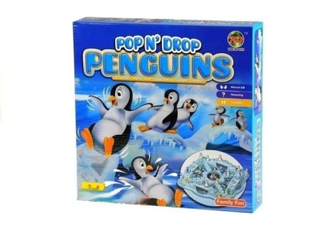Rodzinna Gra Chińczyk Pingwiny - Wyścig Pingwinów LEAN Toys Rodzinna Gra Chińczyk Pingwiny - Wyścig Pingwinów LEAN Toys