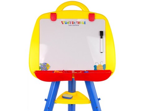 Tablica Magnetyczna Stojąca Pisak Magnes Niebieska LEAN Toys Tablica Magnetyczna Stojąca Pisak Magnes Niebieska LEAN Toys