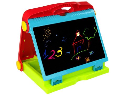 Tablica Składana w Walizkę Dwustronna 2w1 Na Kredę LEAN Toys Tablica Składana w Walizkę Dwustronna 2w1 Na Kredę LEAN Toys