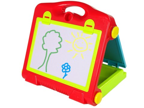 Tablica Składana w Walizkę Dwustronna 2w1 Na Kredę LEAN Toys Tablica Składana w Walizkę Dwustronna 2w1 Na Kredę LEAN Toys