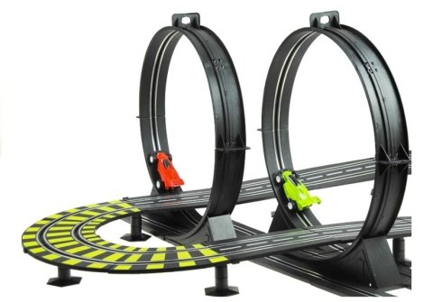 Tor Wyścigowy 11 Metrów + 2 Autka Zasilacz LEAN Toys Tor Wyścigowy 11 Metrów + 2 Autka Zasilacz LEAN Toys