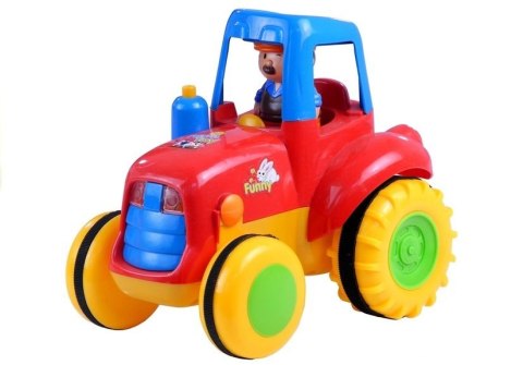 Traktor Przyczepa Zwierzątka Gra Świeci Odgłosy LEAN Toys Traktor Przyczepa Zwierzątka Gra Świeci Odgłosy LEAN Toys