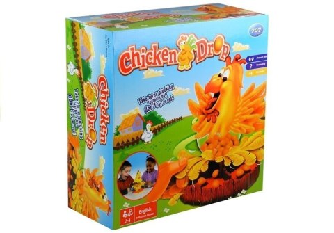 Wesoła Gra Zręcznościowa Oskub Kurczaka 30 Piór 4 Graczy LEAN Toys Wesoła Gra Zręcznościowa Oskub Kurczaka 30 Piór 4 Graczy LEAN Toys
