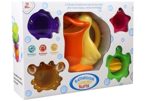 Zabawka do Kąpieli Pelikan Foremki Zwierzątka LEAN Toys Zabawka do Kąpieli Pelikan Foremki Zwierzątka LEAN Toys