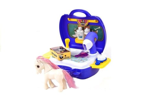 Zestaw Fryzjerski Kucyk w Walizce Salon Konika LEAN Toys Zestaw Fryzjerski Kucyk w Walizce Salon Konika LEAN Toys