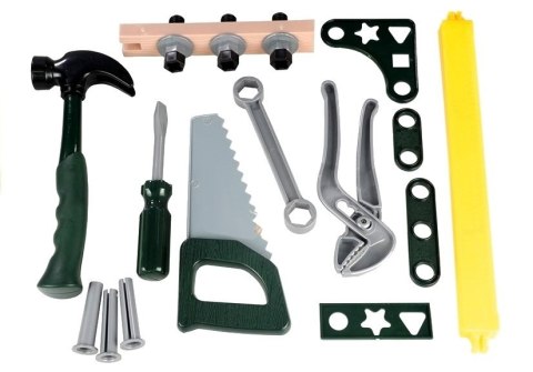 Zestaw Małego Majsterkowicza Skrzynka Młotek Piła Narzędzia LEAN Toys Zestaw Małego Majsterkowicza Skrzynka Młotek Piła Narzędzia LEAN Toys