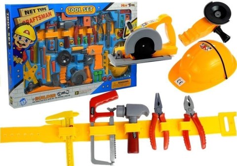 Zestaw Narzędzi dla Majsterkowicza Warsztat Pas 55 Elementów LEAN Toys Zestaw Narzędzi dla Majsterkowicza Warsztat Pas 55 Elementów LEAN Toys
