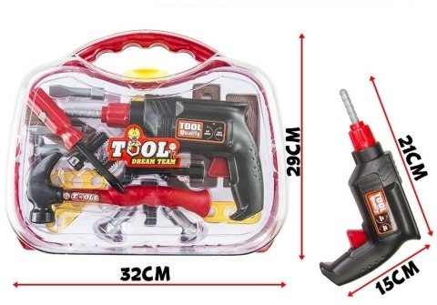 Zestaw Narzędzi w Walizce Dla Majsterkowicza 22 EL LEAN Toys Zestaw Narzędzi w Walizce Dla Majsterkowicza 22 EL LEAN Toys