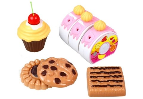 Zestaw Przyjęcie Urodzinowe Tort Do Krojenia Deser LEAN Toys Zestaw Przyjęcie Urodzinowe Tort Do Krojenia Deser LEAN Toys
