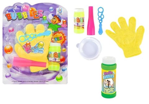 Zestaw bańki mydlane magiczna rękawica, rękawiczka LEAN TOYS Zestaw bańki mydlane magiczna rękawica, rękawiczka LEAN TOYS