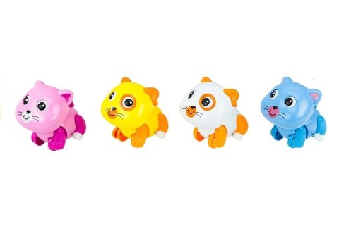 Zwierzątka Nakręcane Kotki Chodzą Ruszają Ogonem LEAN Toys Zwierzątka Nakręcane Kotki Chodzą Ruszają Ogonem LEAN Toys