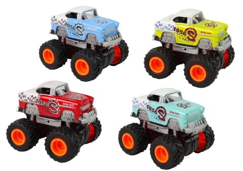 Auto 4x4 Klasyczny Model Na Dużych Kołach 4 Kolory LEAN Toys Auto 4x4 Klasyczny Model Na Dużych Kołach 4 Kolory LEAN Toys