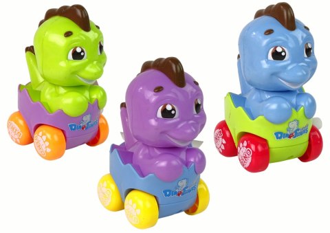 Auto Dinozaur W Jajku Dino Autko Nakręcany LEAN TOYS Auto Dinozaur W Jajku Dino Autko Nakręcany LEAN TOYS