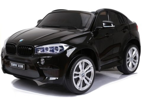 Auto Na Akumulator BMW X6M Czarne Dwuosobowy Fotel LEAN CARS Auto Na Akumulator BMW X6M Czarne Dwuosobowy Fotel LEAN CARS
