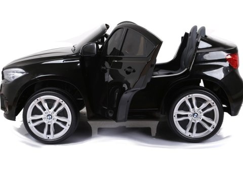 Auto Na Akumulator BMW X6M Czarne Dwuosobowy Fotel LEAN CARS Auto Na Akumulator BMW X6M Czarne Dwuosobowy Fotel LEAN CARS