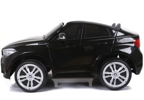 Auto Na Akumulator BMW X6M Czarne Dwuosobowy Fotel LEAN CARS Auto Na Akumulator BMW X6M Czarne Dwuosobowy Fotel LEAN CARS