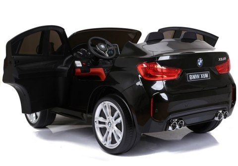 Auto Na Akumulator BMW X6M Czarne Dwuosobowy Fotel LEAN CARS Auto Na Akumulator BMW X6M Czarne Dwuosobowy Fotel LEAN CARS